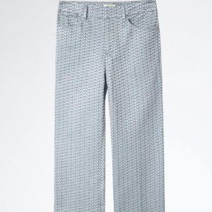 Zadig & Voitaire slightly flared blue w/ monogram - 38